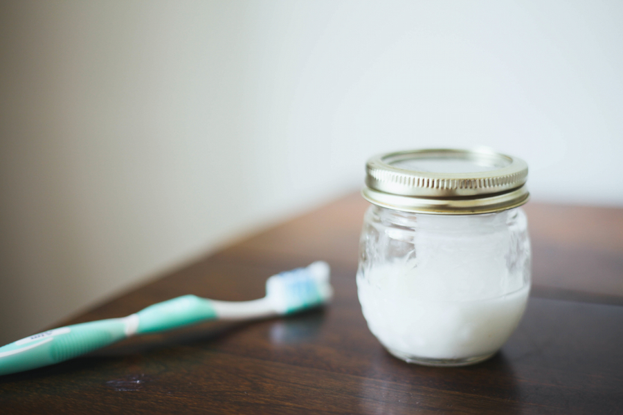 coconut homemade toothpaste